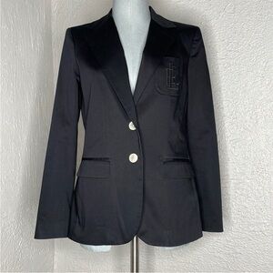 ⭐Lauren Ralph Lauren Black Blazer with White Buttons